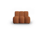 Modul canapea 1 loc fara cotiere, Lupine, Micadoni Home, BL, 90x87x70 cm, poliester chenille, aramiu