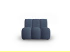 Modul canapea 1 loc fara cotiere, Lupine, Micadoni Home, BL, 90x87x70 cm, poliester chenille, albastru
