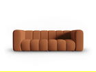 Canapea 3 locuri, Lupine, Micadoni Home, BL, 228x87x70 cm, poliester chenille, aramiu