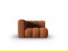 Modul canapea stanga 1 loc, Lupine, Micadoni Home, BL, 114x87x70 cm, poliester chenille, aramiu