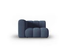 Modul canapea stanga 1 loc, Lupine, Micadoni Home, BL, 114x87x70 cm, poliester chenille, albastru