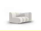 Modul canapea dreapta 1.5 locuri, Lupine, Micadoni Home, BL, 171x87x70 cm, poliester chenille, alb