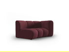 Modul canapea dreapta 1.5 locuri, Lupine, Micadoni Home, BL, 171x87x70 cm, poliester chenille, bordo
