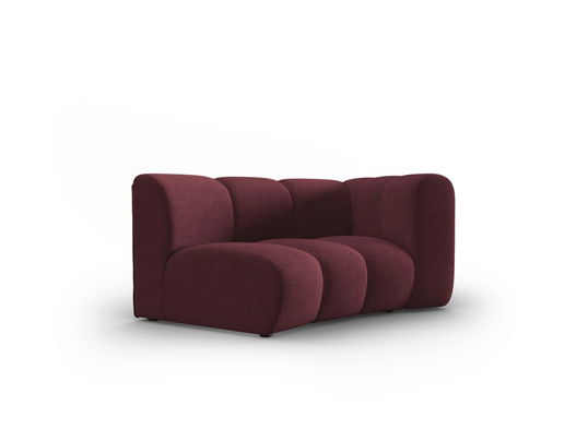 Modul canapea dreapta 1.5 locuri, Lupine, Micadoni Home, BL, 171x87x70 cm, poliester chenille, bordo