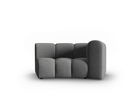 Modul canapea dreapta 1.5 locuri, Lupine, Micadoni Home, BL, 171x87x70 cm, poliester chenille, gri