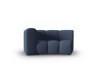Modul canapea stanga 1.5 locuri, Lupine, Micadoni Home, BL, 171x87x70 cm, poliester chenille, albastru
