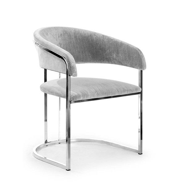 Scaun tapitat cu Bluvel 52 si picioare metalice Negre, Marcille II, l63xA61xH82 cm