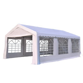 Outsunny Foisor pentru Exterior Marchiza pentru Petreceri Nunta si Cadru din Otel 6 x 4 m