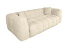 Canapea Bellezza, 3L, 233x104x65 cm, Ivory