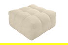 Pouf Bellezza 97x97x40 cm, Ivory