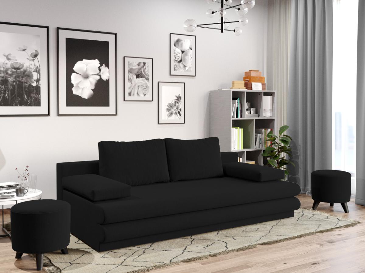 Canapea Extensibila Fargo Neagra