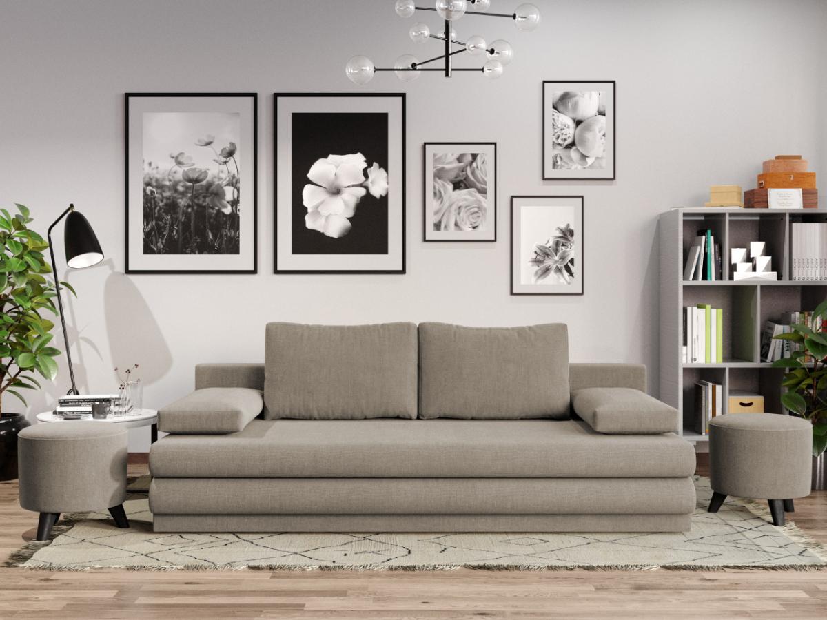Canapea Extensibila Fargo Crem