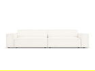 Canapea 4 locuri, Jodie, Micadoni Home, BL, 244x102x70 cm, poliester Boucle, bej