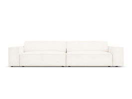 Canapea 4 locuri, Jodie, Micadoni Home, BL, 244x102x70 cm, poliester Boucle, bej