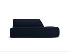 Canapea modulara dreapta 2 locuri, Ruby, Micadoni Home, BL, 181x93x69 cm, catifea, albastru regal