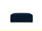 Taburet, Jodie, Micadoni Home, BL, 102x80x40 cm, catifea, albastru regal