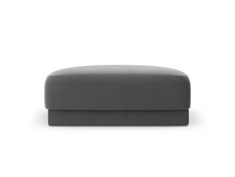 Taburet, Miley, Micadoni Home, BL, 85x85x42 cm, catifea, gri