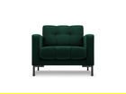 Fotoliu, Mamaia, Micadoni Home, BL, 87x92x75 cm, catifea, verde bottle