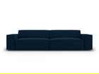 Canapea 4 locuri, Jodie, Micadoni Home, BL, 244x102x70 cm, catifea, albastru regal
