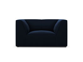 Fotoliu, Ruby, Micadoni Home, BL, 120x93x69 cm, catifea, albastru regal
