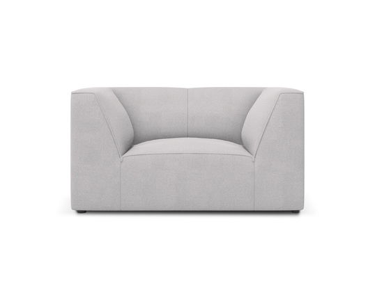 Fotoliu, Ruby, Micadoni Home, BL, 120x93x69 cm, poliester, gri deschis