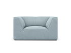 Fotoliu, Ruby, Micadoni Home, BL, 120x93x69 cm, velur, albastru deschis