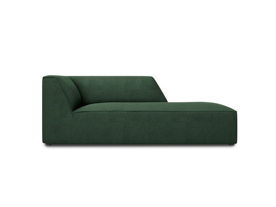 Sezlong living dreapta 1 loc, Ruby, Micadoni Home, BL, 180x93x69 cm, poliester, verde