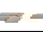 Coltar dreapta 4 locuri, Ruby, Micadoni Home, BL, fara cotiera, 273x180x69 cm, poliester, bej inchis
