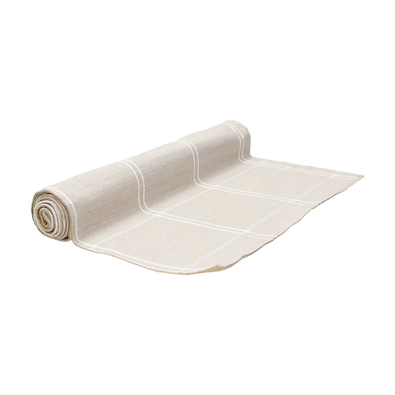Traversa de masa Boreal, Andrea Fontebasso, 40x140 cm, textil, bej