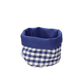 Cos pentru paine Vichy Blu, Andrea Fontebasso, 18x16.5 cm, bumbac, multicolor