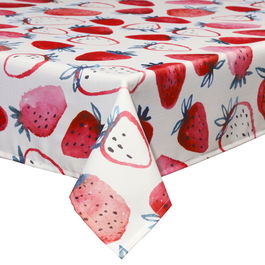 Fata de masa Fragole, Tognana Porcellane, 140x240 cm, poliester, multicolor
