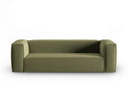 Canapea 4 locuri, Mackay, Cosmopolitan Design, 230x94x73 cm, catifea, verde deschis