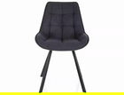 Scaun Corso Vardo, Signal, 52x42x86 cm, textil/otel, graphite/negru