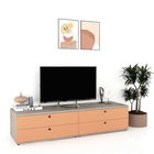 Comoda TV living CUBO 180, 4 sertare, Clasic, Oak, Ginger
