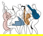 Decoratiune de perete Jazz, Mauro Ferretti, 70x60 cm, fier, multicolor