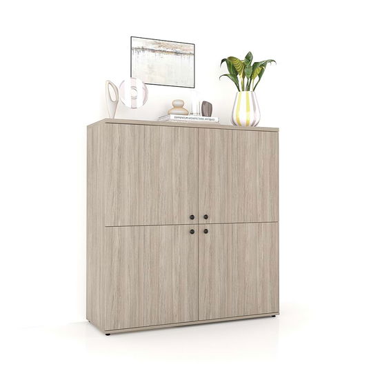 Comoda living CUBO 120, 4U, Clasic, Oak