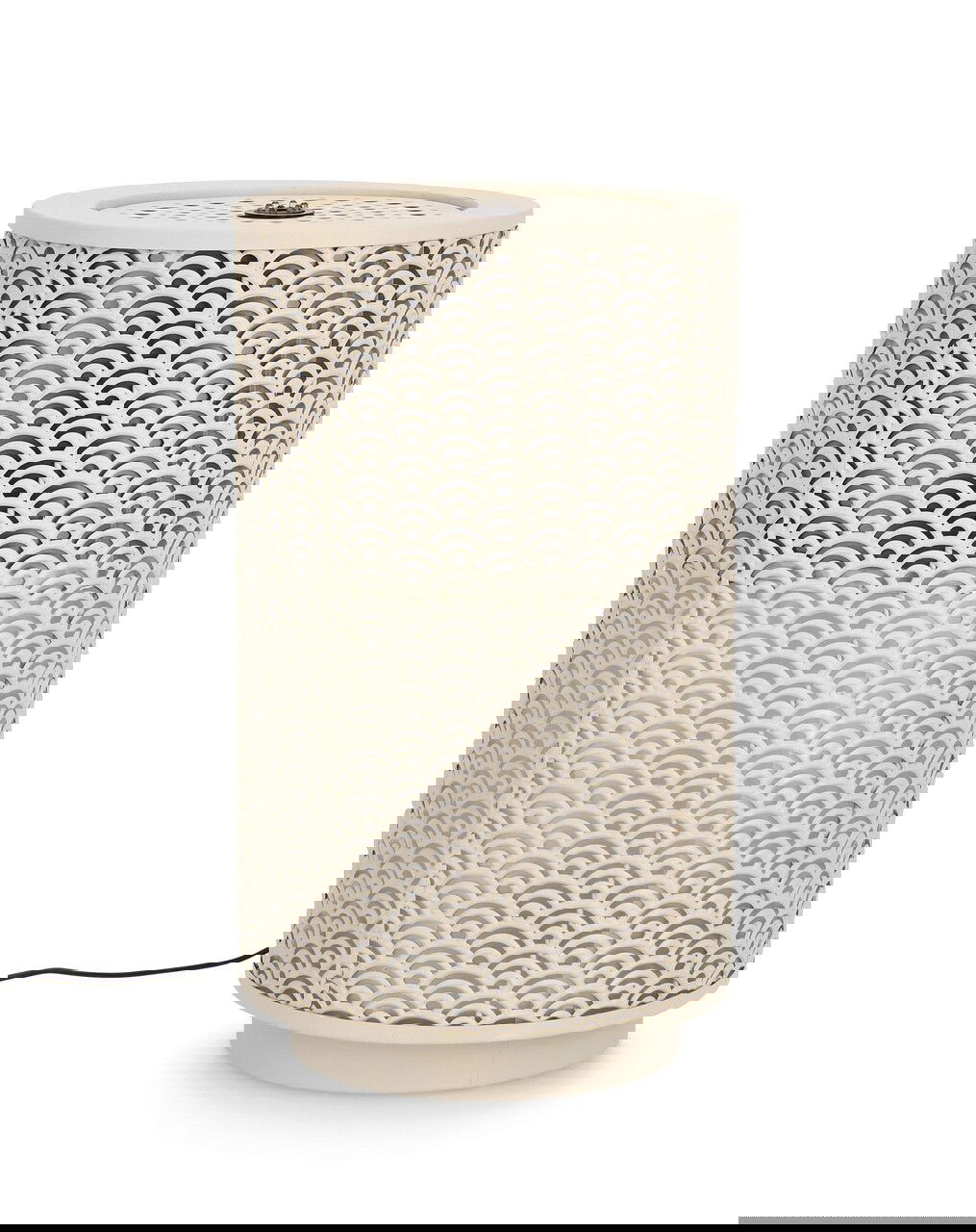 Fantana decorativa cu LED Akira, Bizzotto, 30x51.5 cm, metal, bej