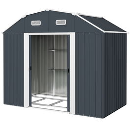 Outsunny Sopron de Depozitare in Aer Liber de 8' x 4'