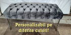 BANCA TASTY 5 TAPITATA CU PICIOARE CROMATE DIN METAL