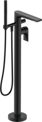 Baterie cada cu montaj pe pardoseala Duravit Tulum by Starck negru mat