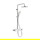 Coloana de dus Duravit C.1 Shower System Shelf 1050 cu baterie termostatata MinusFlow 94cm crom