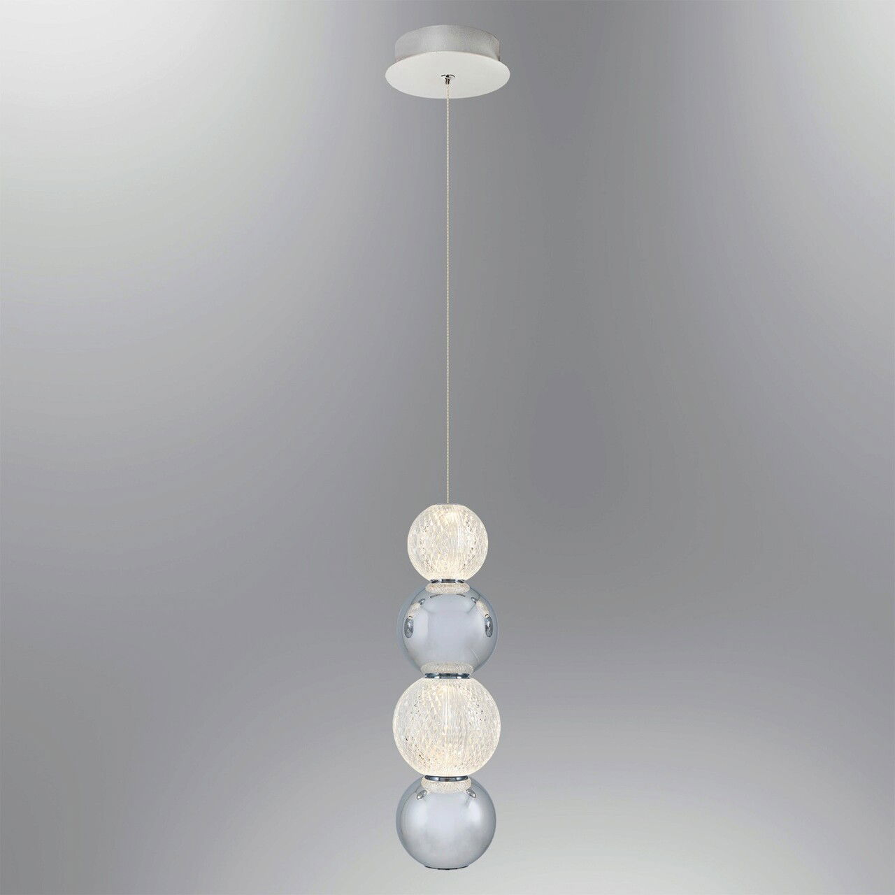 Lustra, Lightric, 414LRC1408, Metal, Crom