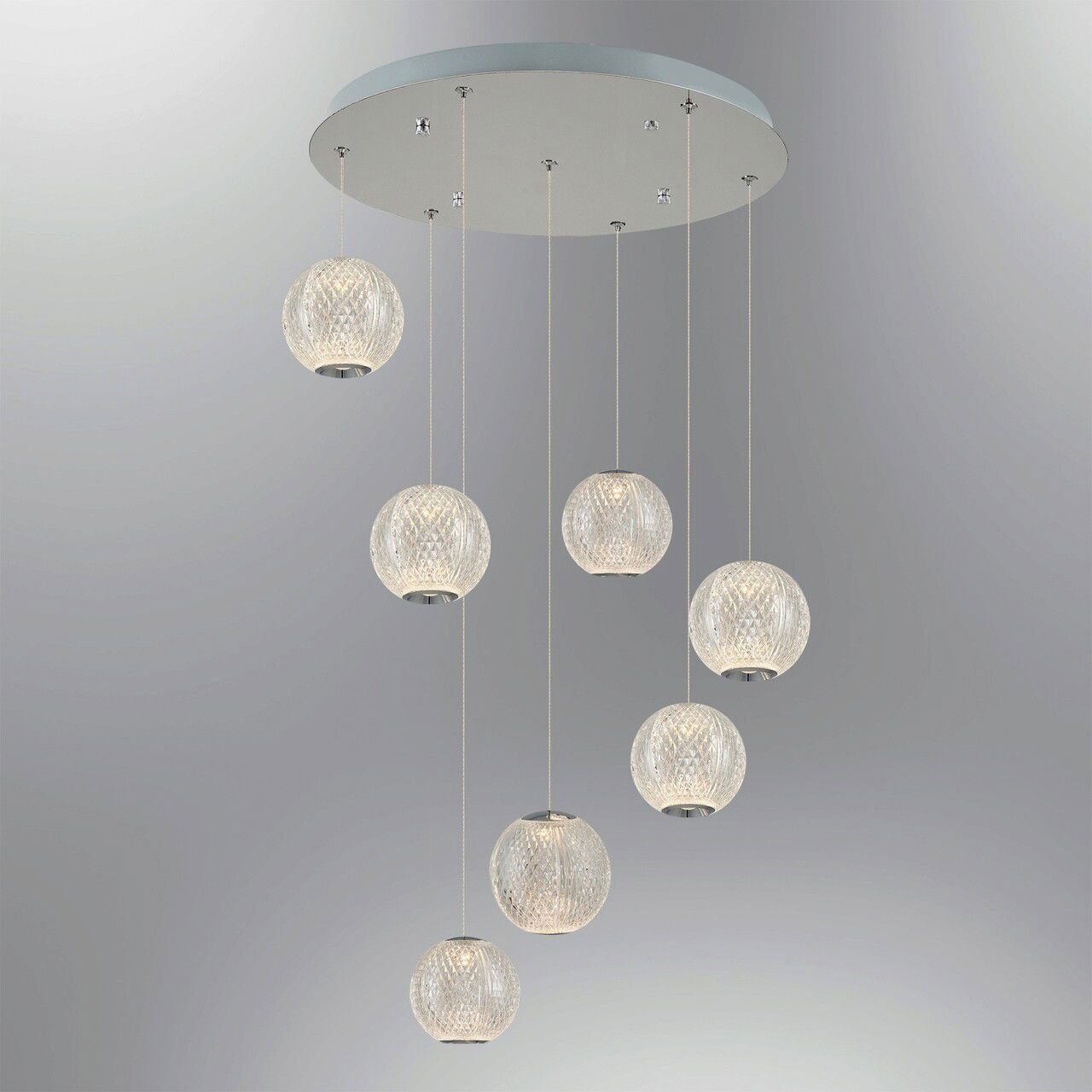 Lustra, Lightric, 414LRC1387, Metal, Crom