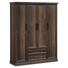 Dulap pentru haine Mozart, Pakoworld, cu 4 usi, 158x52x202.5 cm, MDF, maro