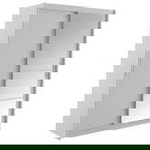 Dulap pentru haine Elodie, Pakoworld, cu 2 usi glisante si oglinda, 160x61x216 cm, PAL/MDF, alb