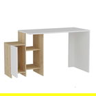 Birou Kely, Pakoworld, 113x55x74 cm, PAL melaminat, alb/maro