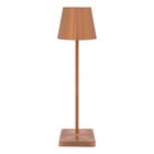 Lampa de masa cu incarcare USB Brave, Pakoworld, 10x10x35 cm, metal, rose auriu