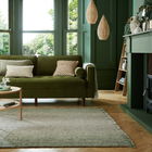 Covor cu 2 fete Jute Ombre Green, Flair Rugs, 160x230 cm, iuta/lana, verde