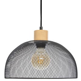Lustra Sam, Pakoworld, 30x30x22.5 cm, 1 x E27, 40W, metal, negru