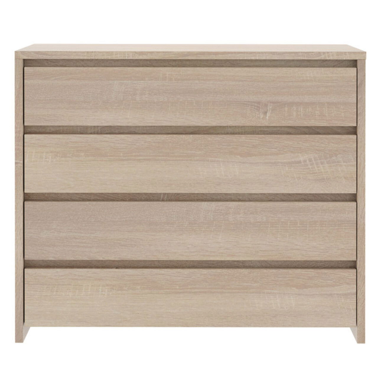 Comoda cu 4 sertare Selina, Pakoworld, 105x40.5x92 cm, PAL melaminat, sonoma